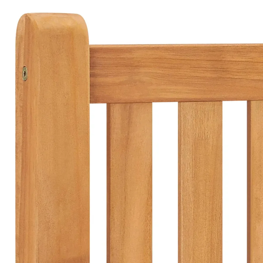 Banc de jardin 114 cm bois de teck solide - 5