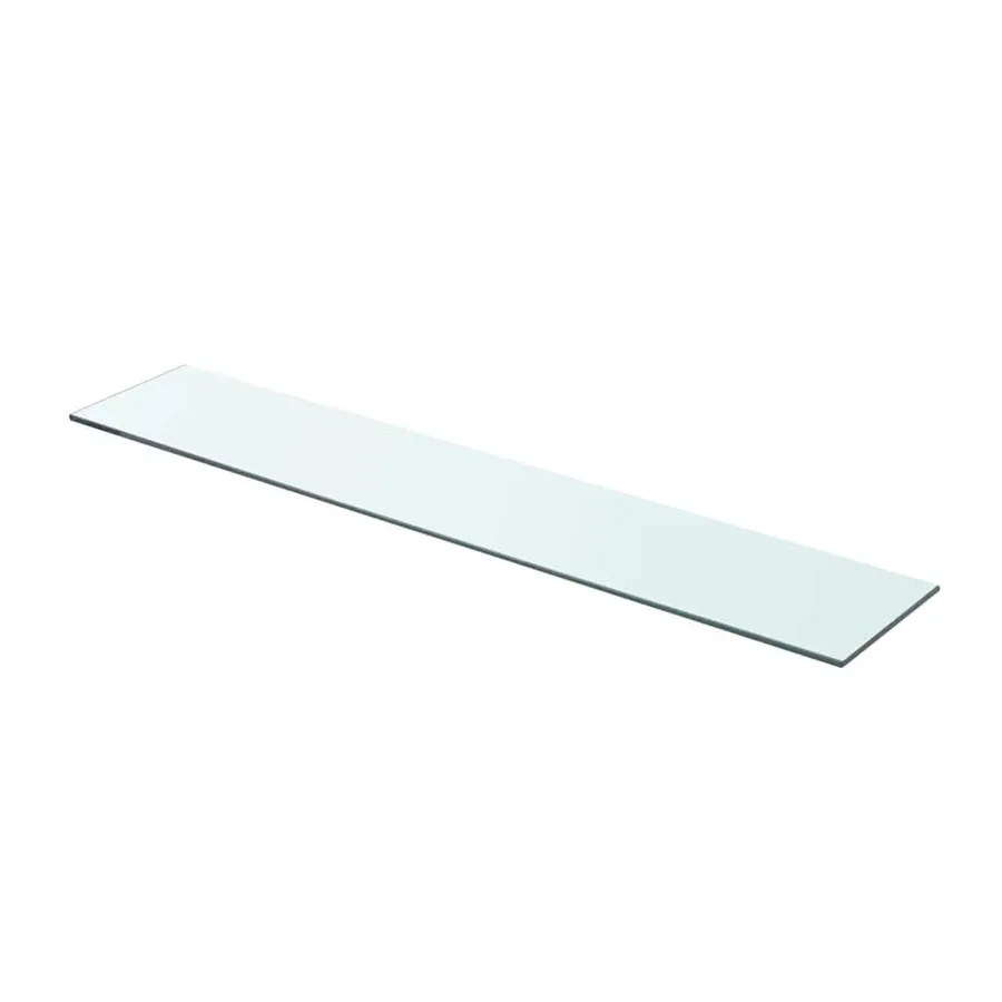 Panneaux d'étagère 2 pcs Verre Transparent 80 x 15 cm - 2