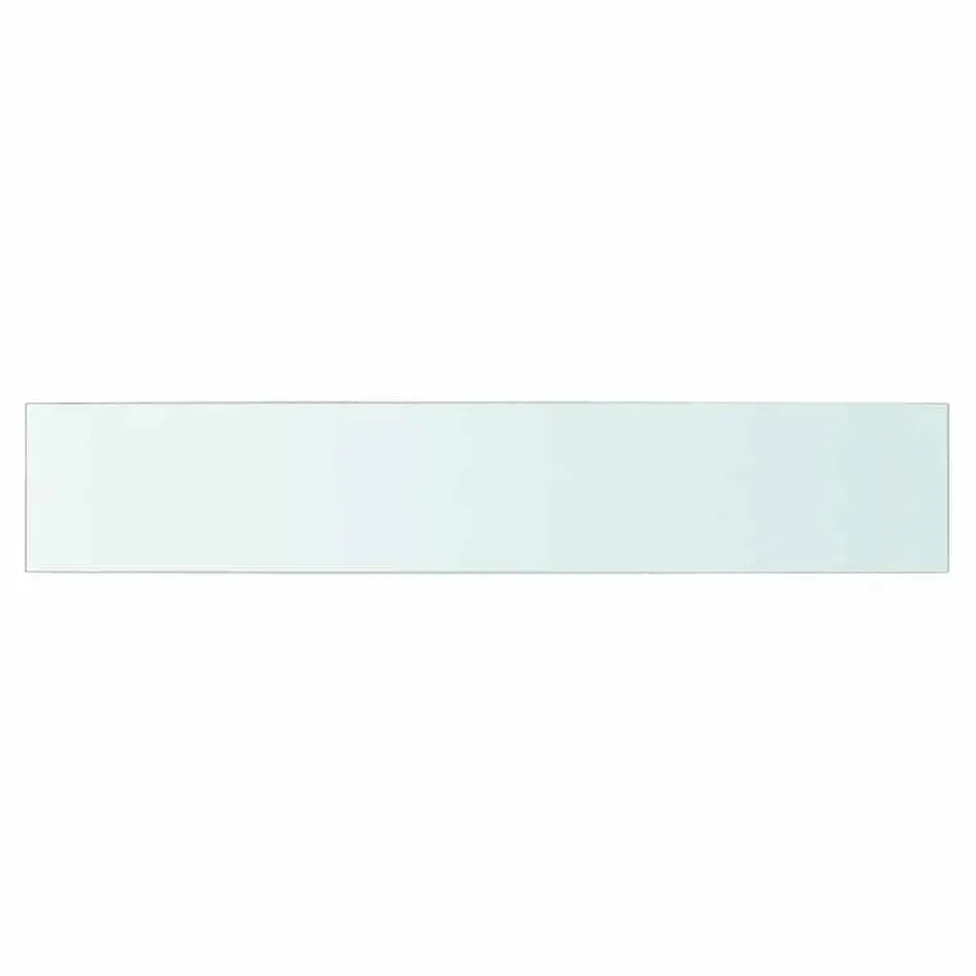 Panneaux d'étagère 2 pcs Verre Transparent 80 x 15 cm - 3