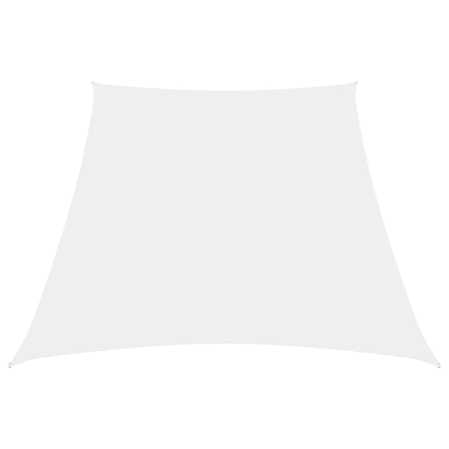 Voile de parasol Tissu Oxford trapèze 2/4x3 m Blanc