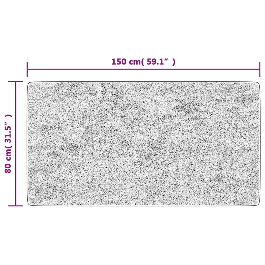 Tapis lavable multicolore 80x150 cm - 8