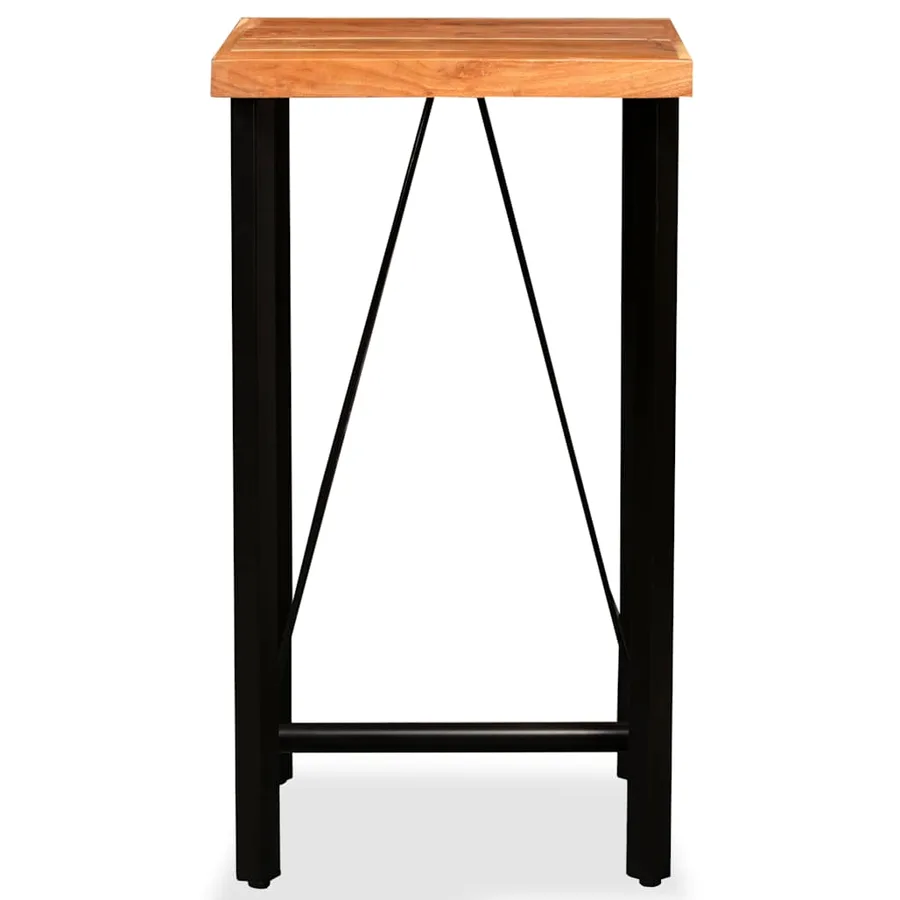 Table de bar Bois massif d'acacia 60x60x107 cm - 14