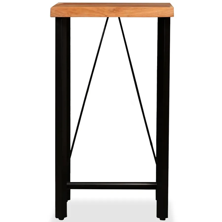 Table de bar Bois massif d'acacia 60x60x107 cm - 2