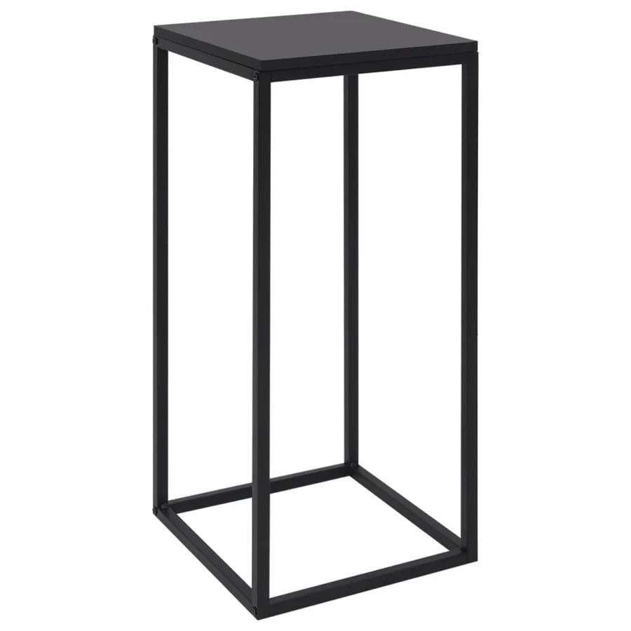 Tables d'appoint 2 pcs Noir Acier - 3