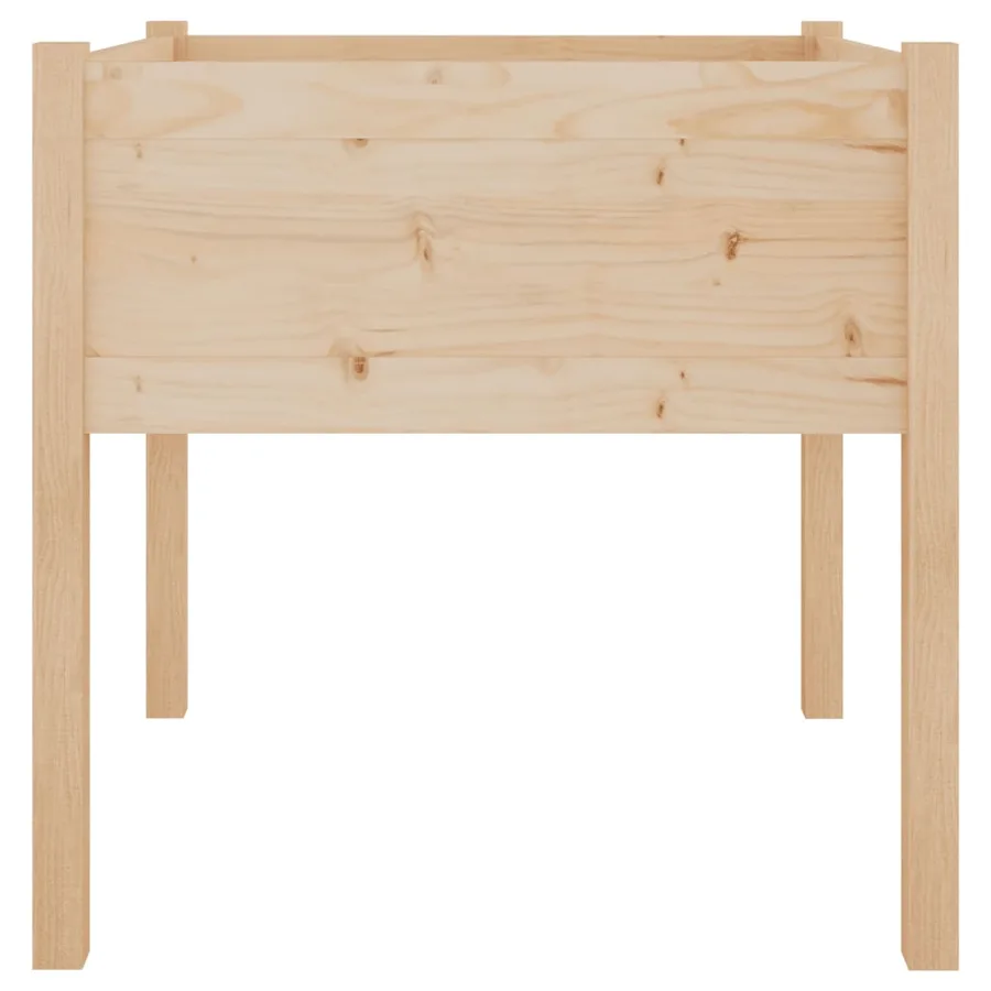 Jardinière d'extérieur 70x70x70 cm bois de pin massif - 4