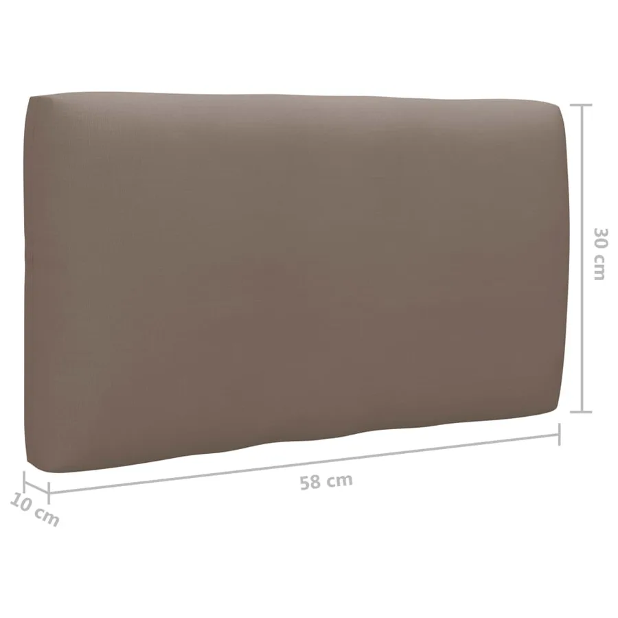 Canapé d'angle palette de jardin Gris Bois de pin imprégné - 10