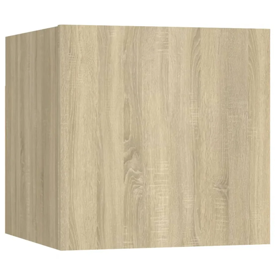 Ensemble de meuble TV 4 pcs Chêne sonoma Bois d'ingénierie - 4