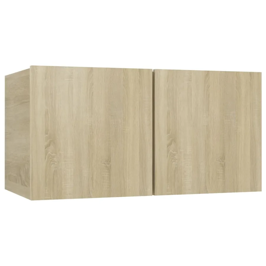 Ensemble de meuble TV 4 pcs Chêne sonoma Bois d'ingénierie - 5