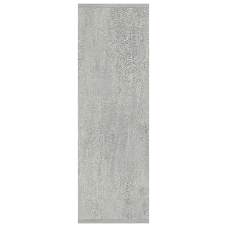 Bibliothèque/Buffet Gris béton 50x25x80 cm Bois d’ingénierie - 5