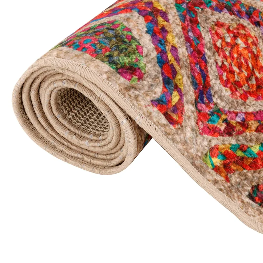 Tapis lavable multicolore 80x300 cm - 5