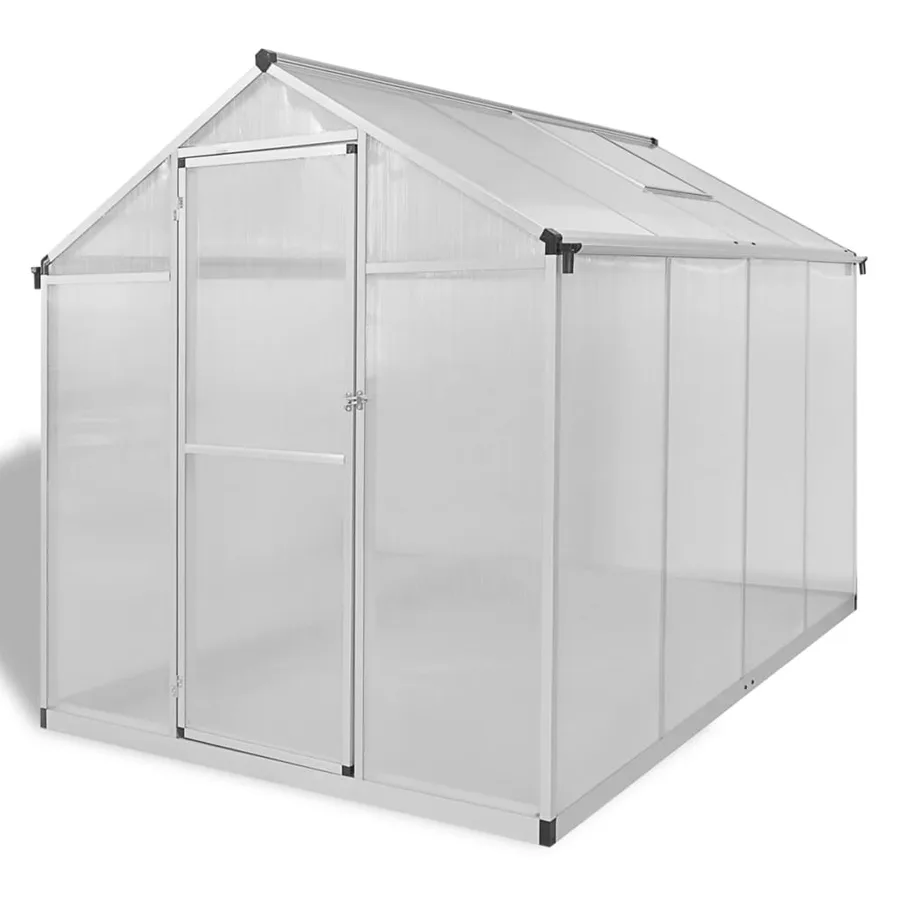 Serre renforcée en aluminium avec cadre de base 4,6 m² - 2