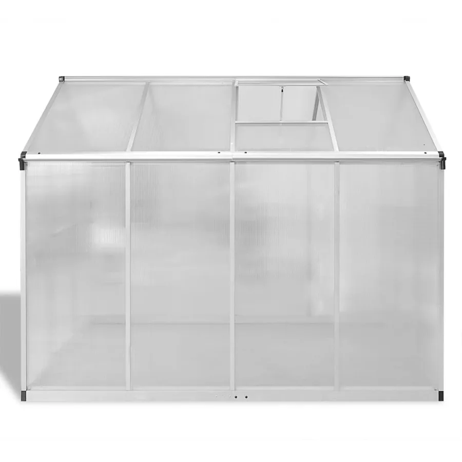 Serre renforcée en aluminium avec cadre de base 4,6 m² - 4