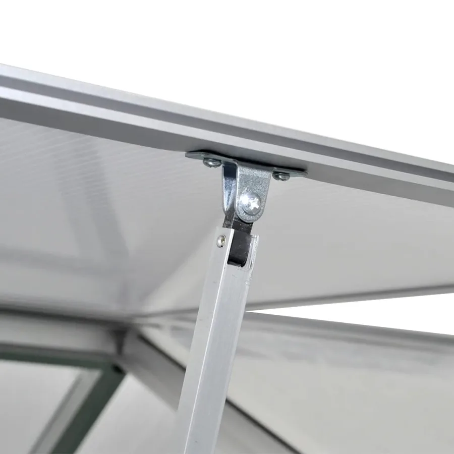 Serre renforcée en aluminium avec cadre de base 4,6 m² - 5