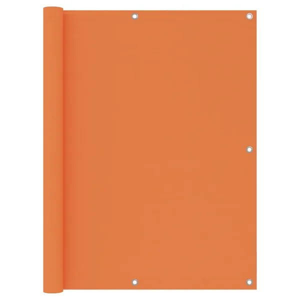 Écran de balcon Orange 120x600 cm Tissu Oxford