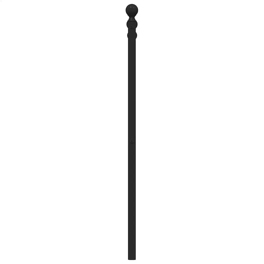 Tête de lit de remplacement métal noir 200 cm - 5