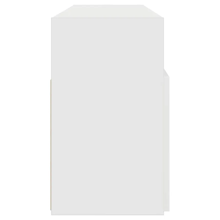 Meuble TV avec lumières LED blanc 120x30x50 cm - 9
