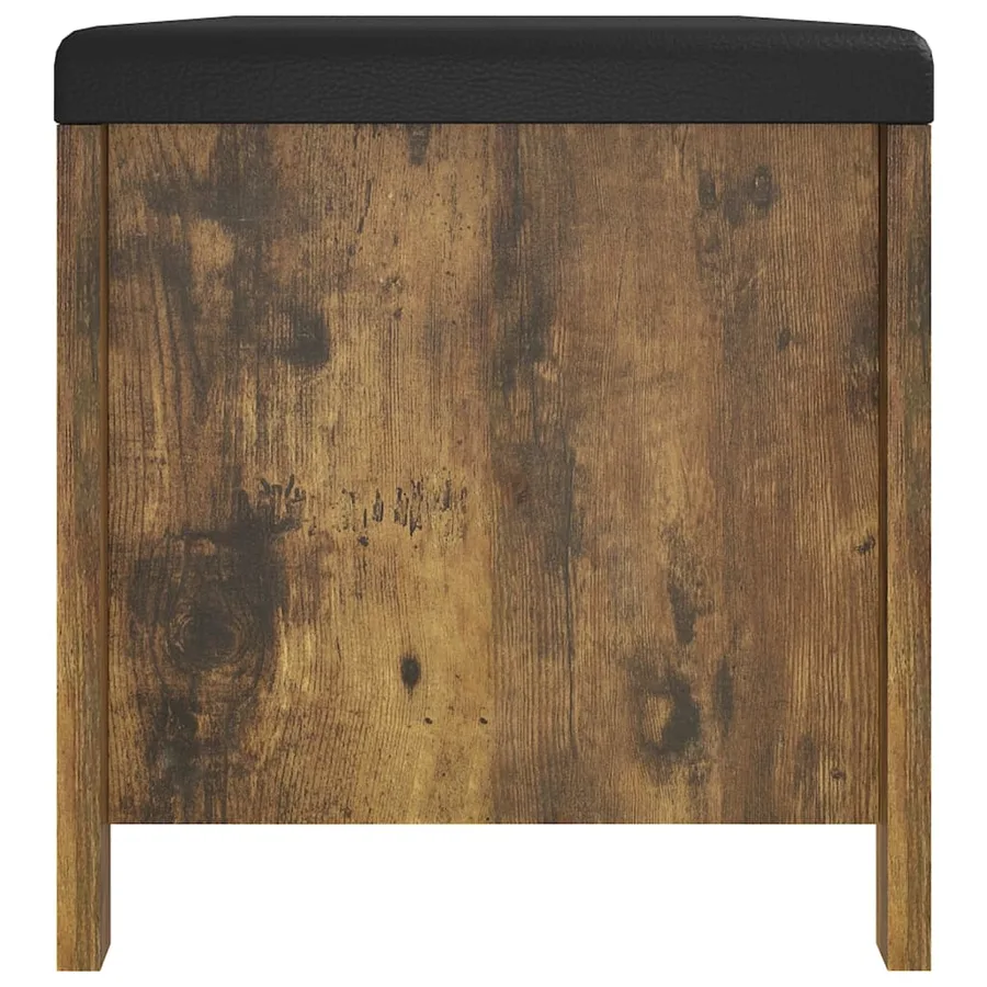 Boîte de rangement et coussin Chêne fumé 105x40x45 cm Aggloméré - 6
