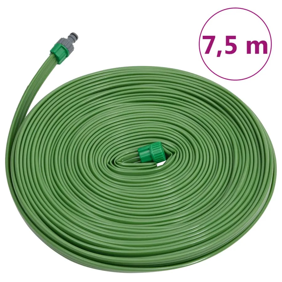 Tuyau d'arrosage à 3 tubes vert 7,5 m PVC - 7