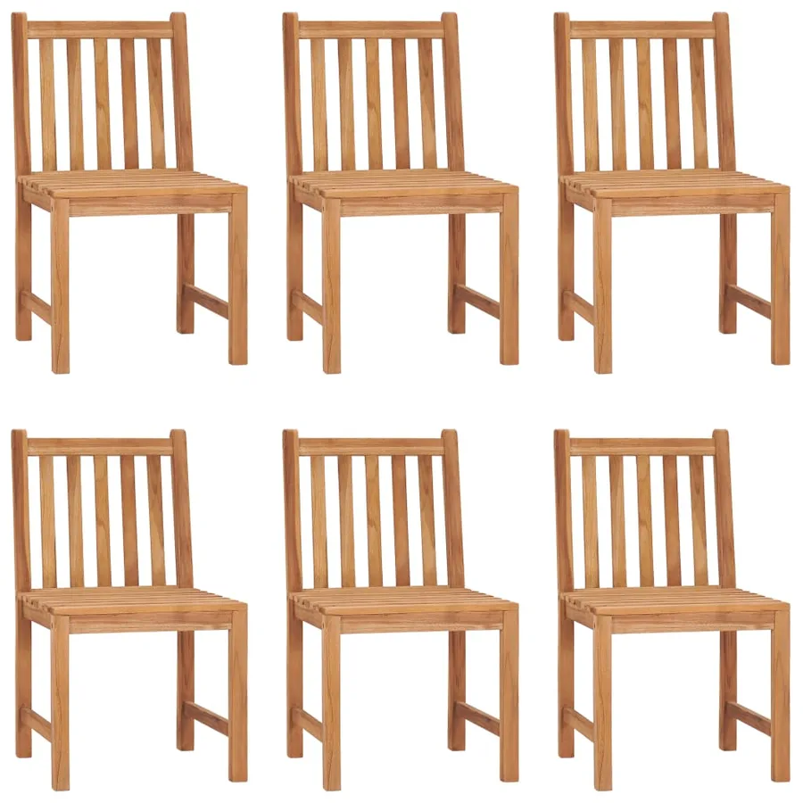 Ensemble de salle à manger de jardin 7 pièces 180 x 90 cm en bois de teck massif - 3
