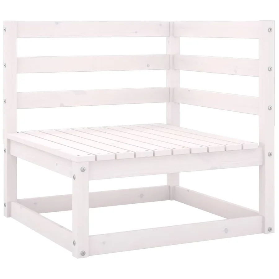 Salon de jardin 5 pcs avec coussins Bois de pin massif - 4