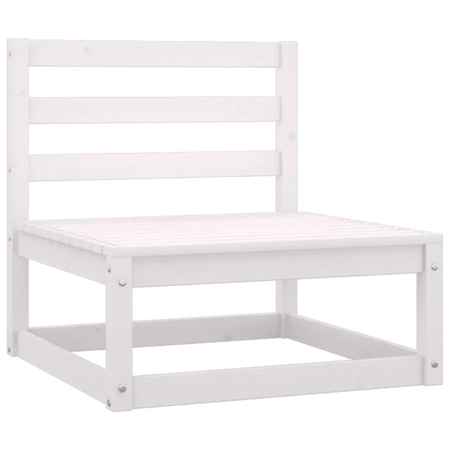 Salon de jardin 5 pcs avec coussins Bois de pin massif - 5