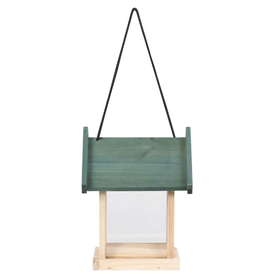Mangeoires à oiseaux 4 pcs Bois de sapin - 5