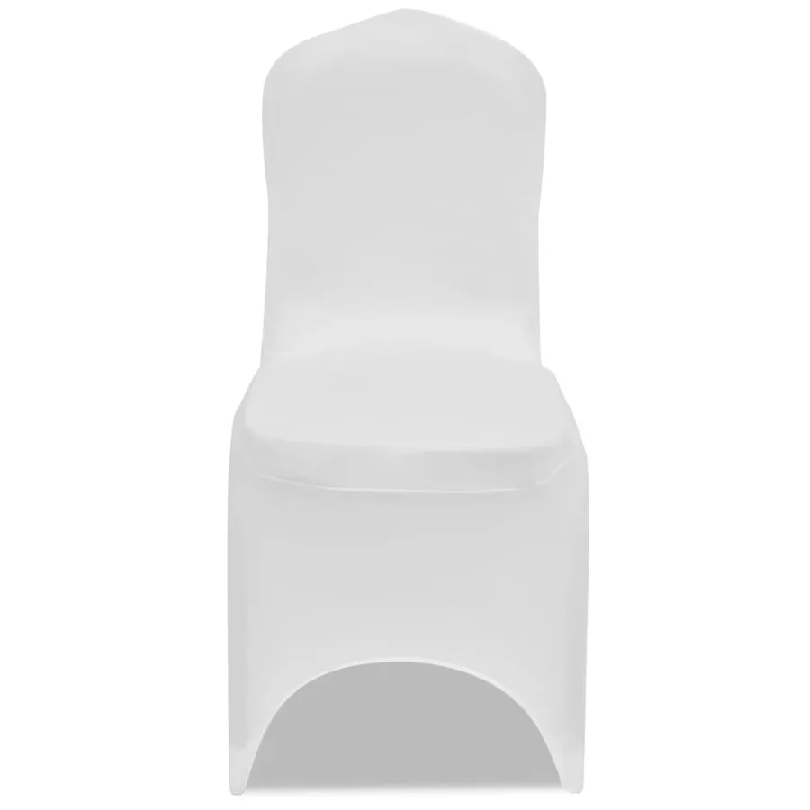 Housses élastiques de chaise Blanc 30 pcs - 3