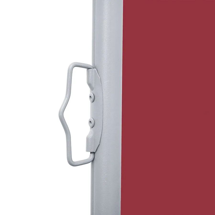 Auvent latéral rétractable Rouge 160 x 600 cm - 8
