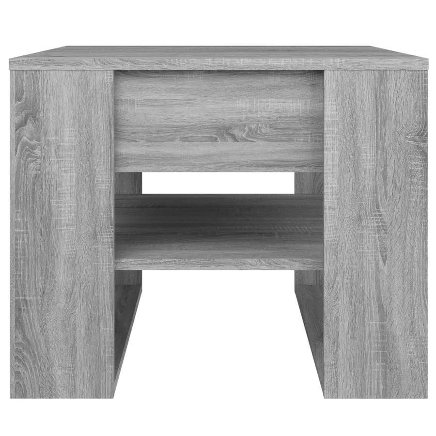 Table basse sonoma gris 55,5x55x45 cm bois d'ingénierie - 3