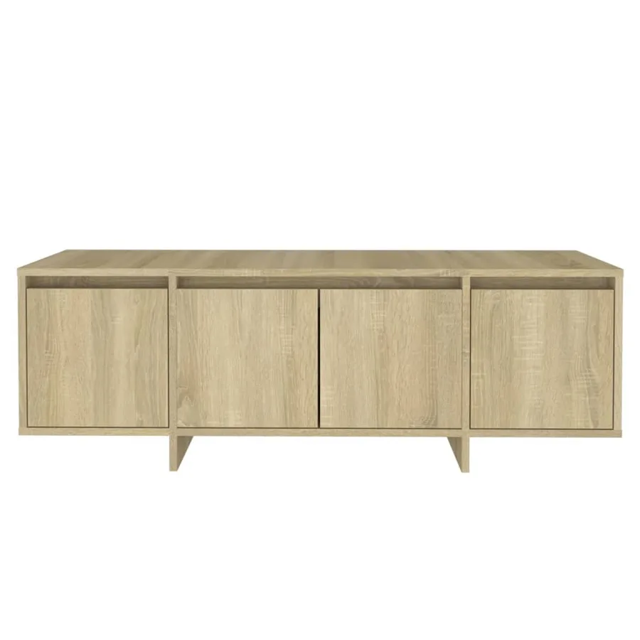 Meuble TV chêne sonoma 120x30x40,5 cm bois d'ingénierie - 5