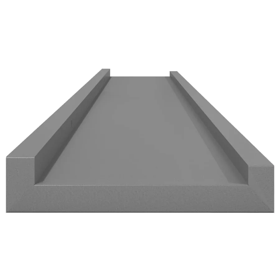 Étagères murales 4 pcs Gris 115x9x3 cm - 7