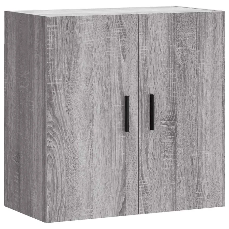 Armoire murale sonoma gris 60x31x60 cm bois d'ingénierie - 2