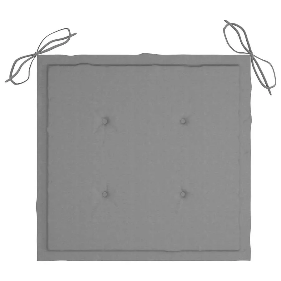 Chaises pliables de jardin avec coussins lot de 6 Bois de teck - 19