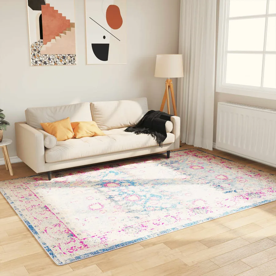 Tapis lavable multicolore 160x230 cm
