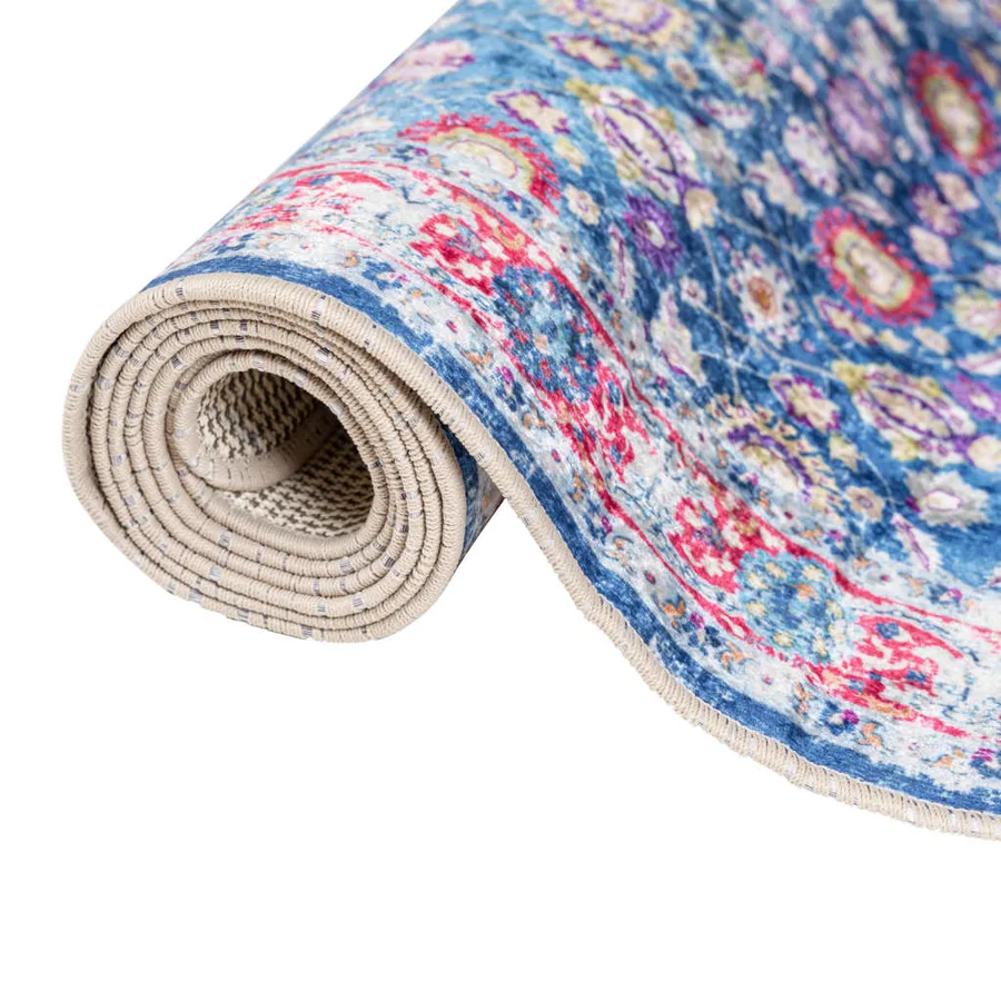 Tapis lavable multicolore 160x230 cm - 5