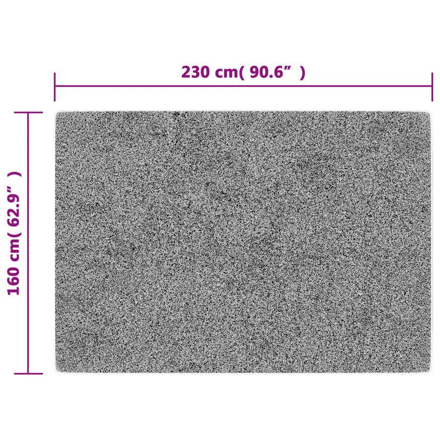 Tapis lavable multicolore 160x230 cm - 8