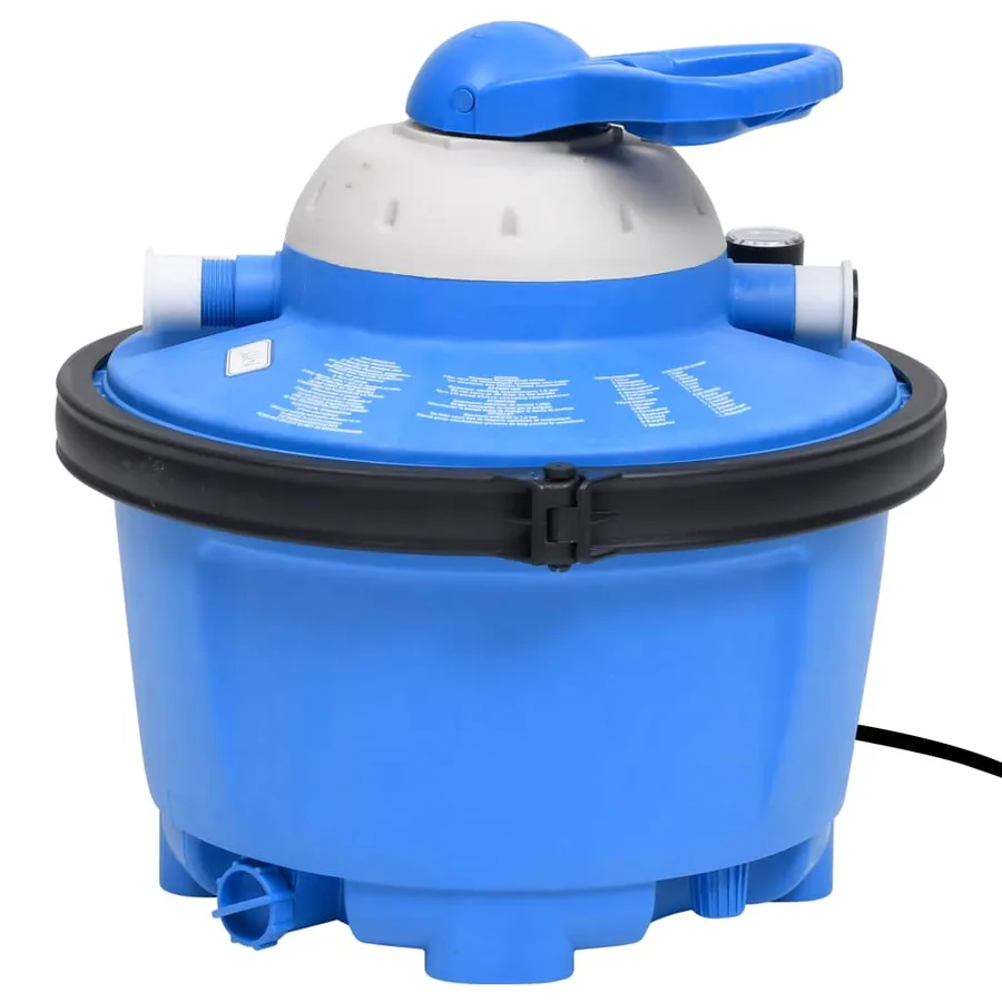 Pompe de filtration à sable Bleu et noir 385x620x432mm 200W 25L - 3