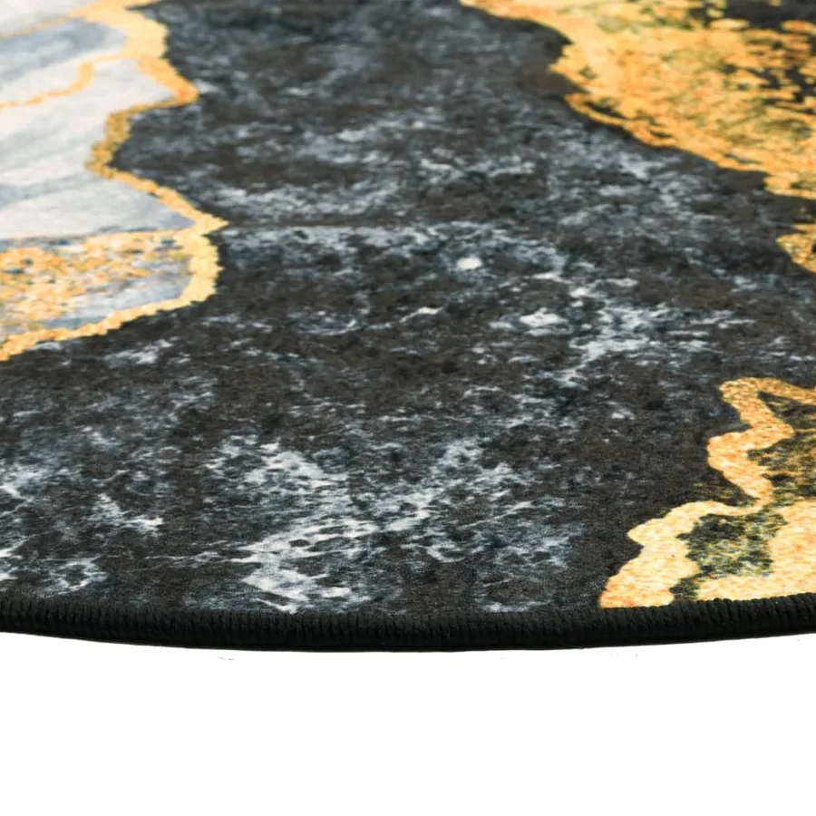 Tapis lavable multicolore Ø 120 cm - 4