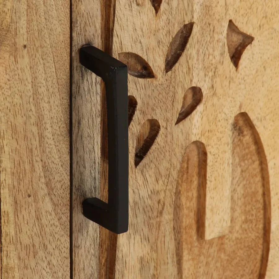 Table de chevet 40x30x50 cm Bois de manguier massif - 6