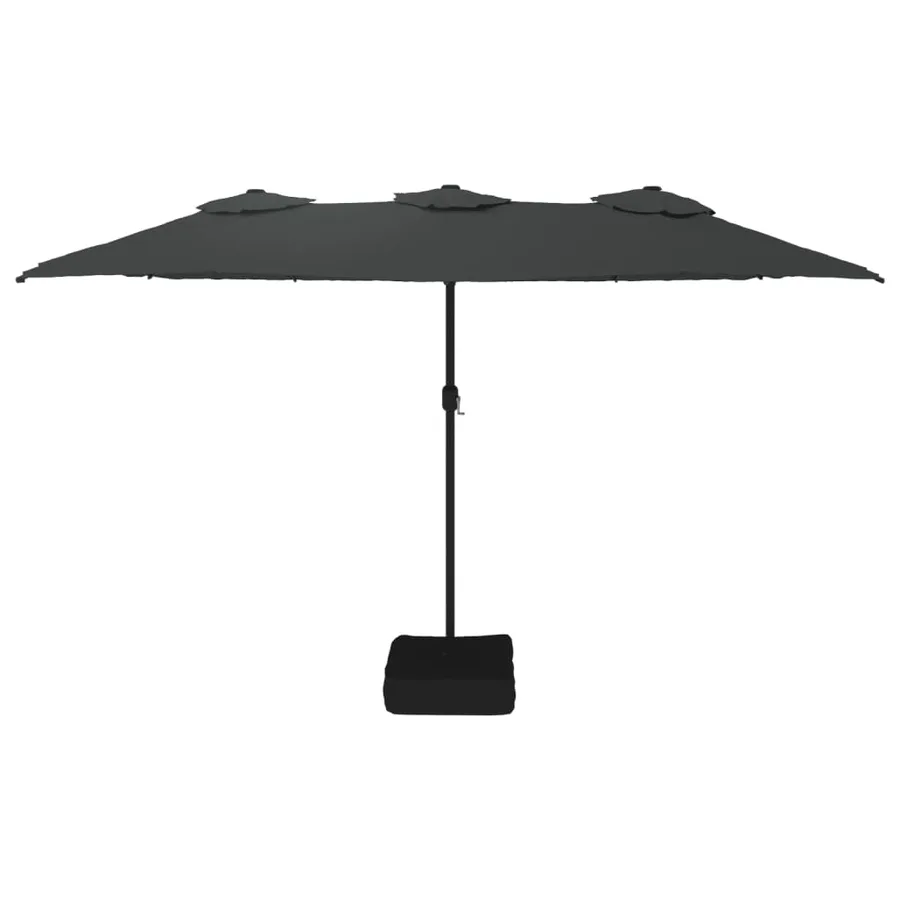 Parasol à double tête anthracite 449x265 cm - 3