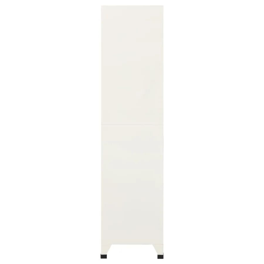 Armoire à casiers Gris et bleu 90x45x180 cm Acier - 4