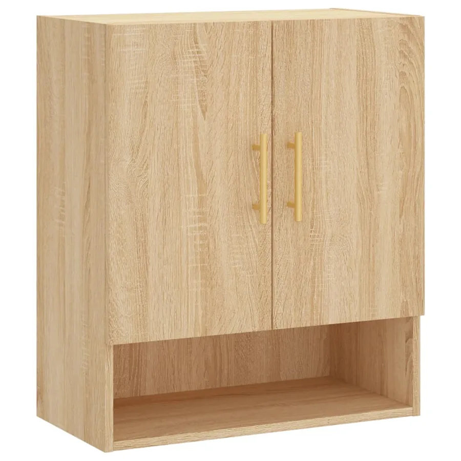 Armoire murale chêne sonoma 60x31x70 cm bois d'ingénierie - 2