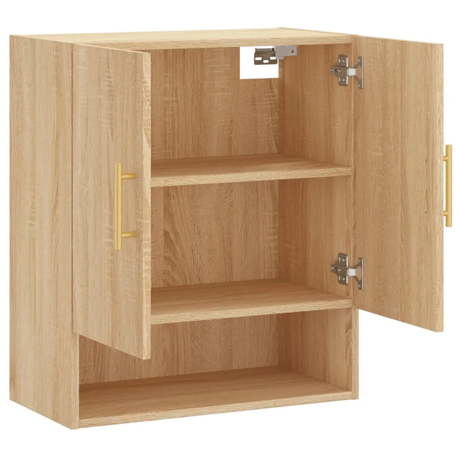 Armoire murale chêne sonoma 60x31x70 cm bois d'ingénierie - 6