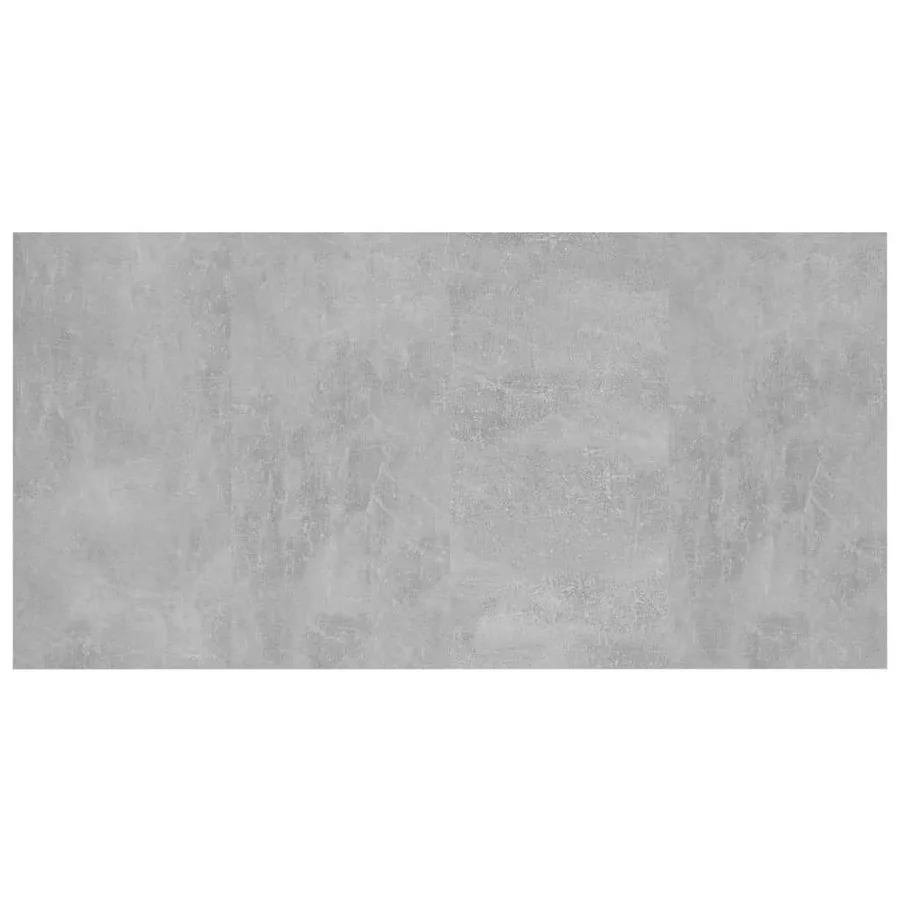 Tête de lit avec armoires Gris béton Bois d'ingénierie - 7