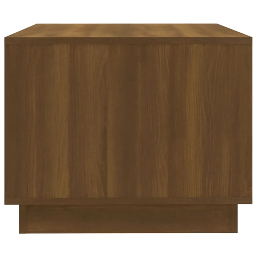 Table basse Chêne marron 102,5x55x44 cm Bois d'ingénierie - 6
