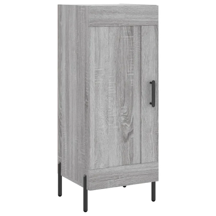Buffet haut Sonoma gris 34,5x34x180 cm Bois d'ingénierie - 5