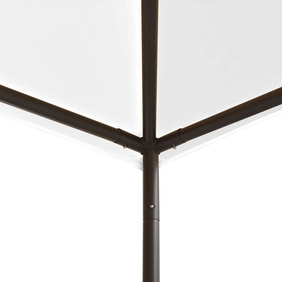 Tonnelle 3x3x2,9 m Blanc 180 g/m² - 3