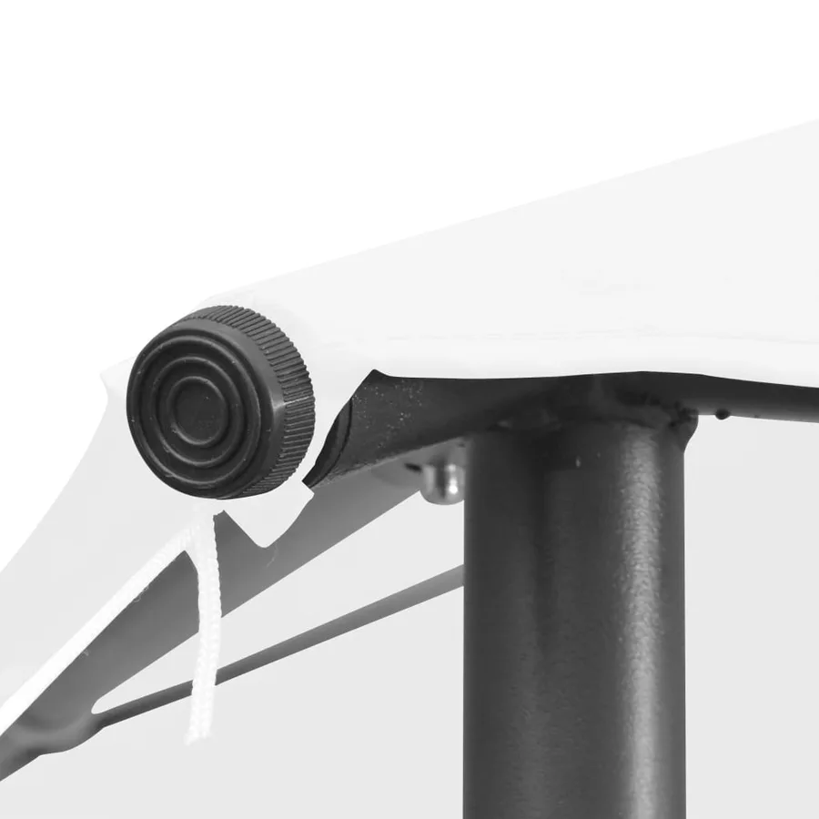 Tonnelle 3x3x2,9 m Blanc 180 g/m² - 5