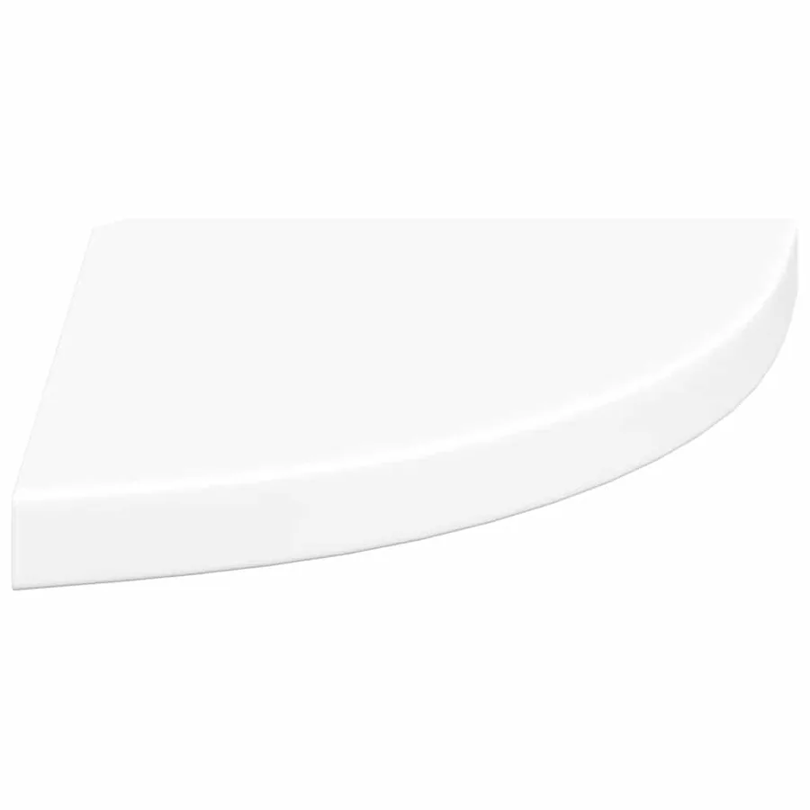 Étagères d'angle flottantes 2 pièces Blanc 35x35x3,8 cm MDF - 7