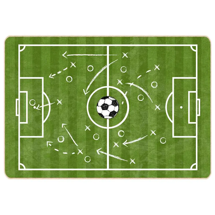 Tapis enfant 160x230cm terrain de football lavable - 2